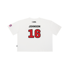 Load image into Gallery viewer, 2025 Official Bettylou Sakura Johnson Crop Jersey Tee