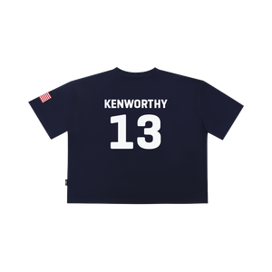 2025 Official Bella Kenworthy Crop Jersey Tee