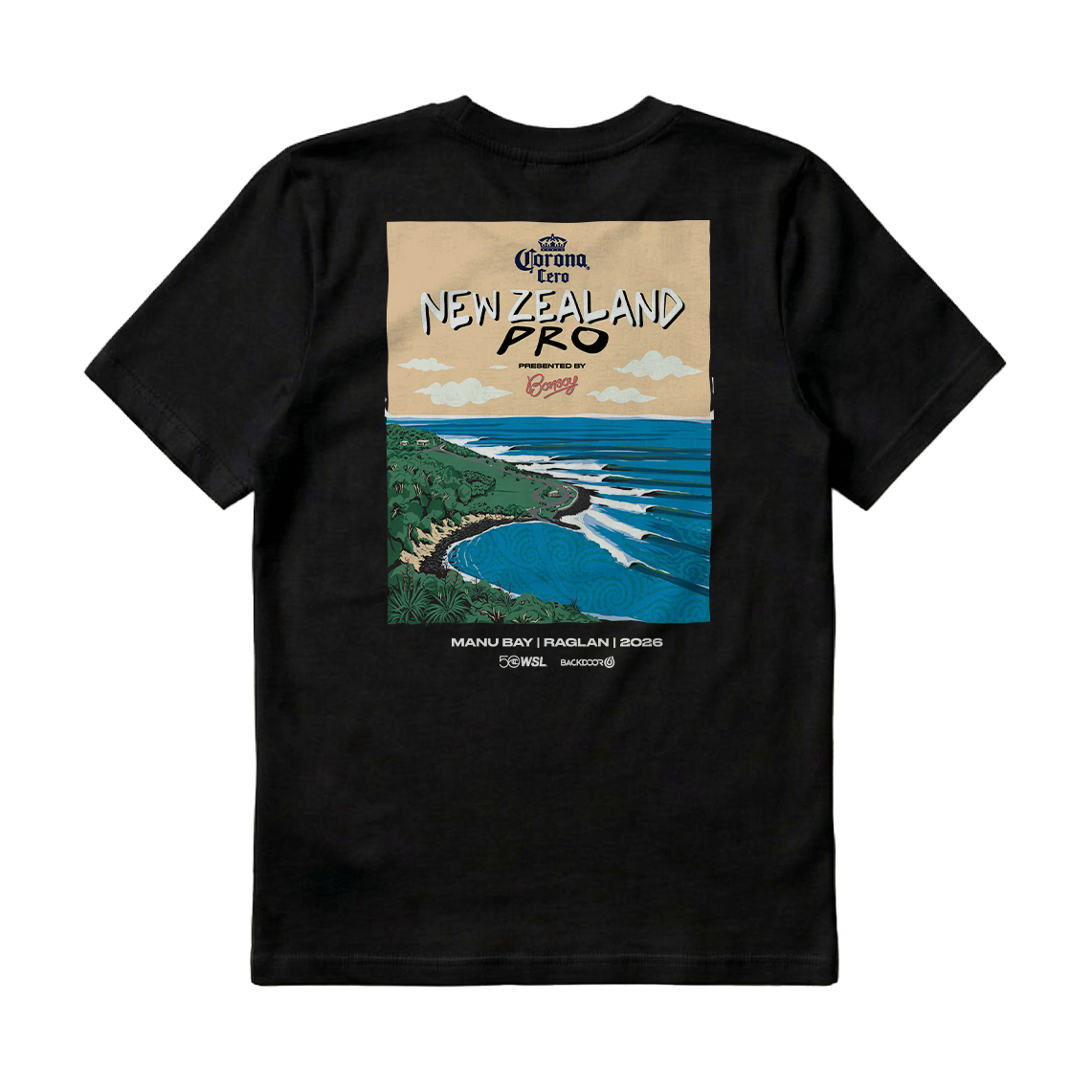 2026 New Zealand Pro Poster Tee - Youth – World Surf League