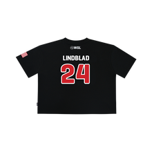 Load image into Gallery viewer, 2025 Official Sawyer Lindblad Crop Jersey Tee