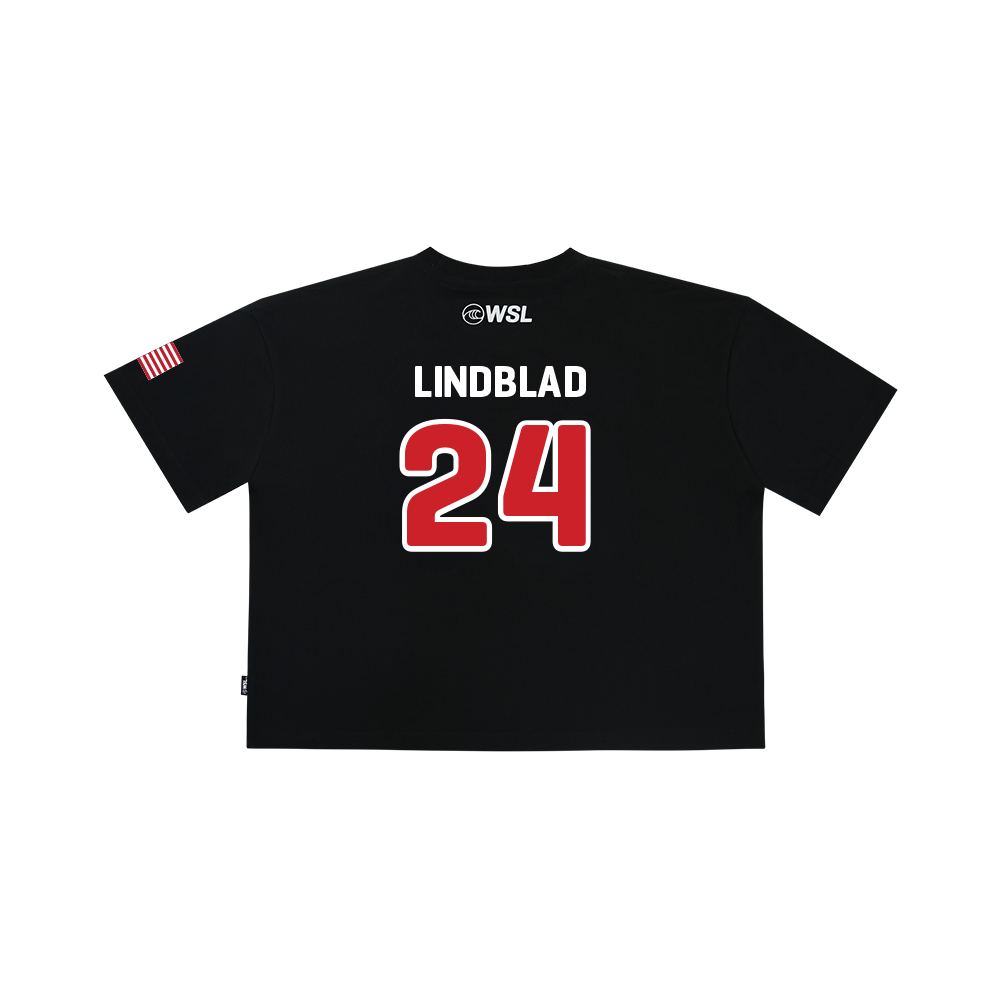 2025 Official Sawyer Lindblad Crop Jersey Tee