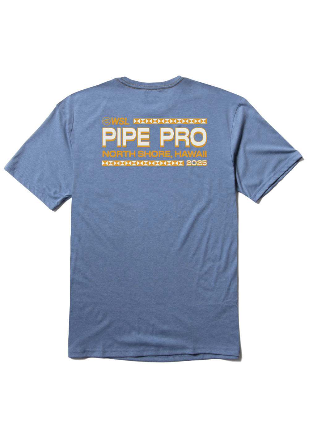 2025 Pipe Pro Tee Stacked Tee (Blue Heather)