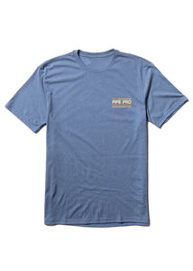 2025 Pipe Pro Tee Stacked Tee (Blue Heather)