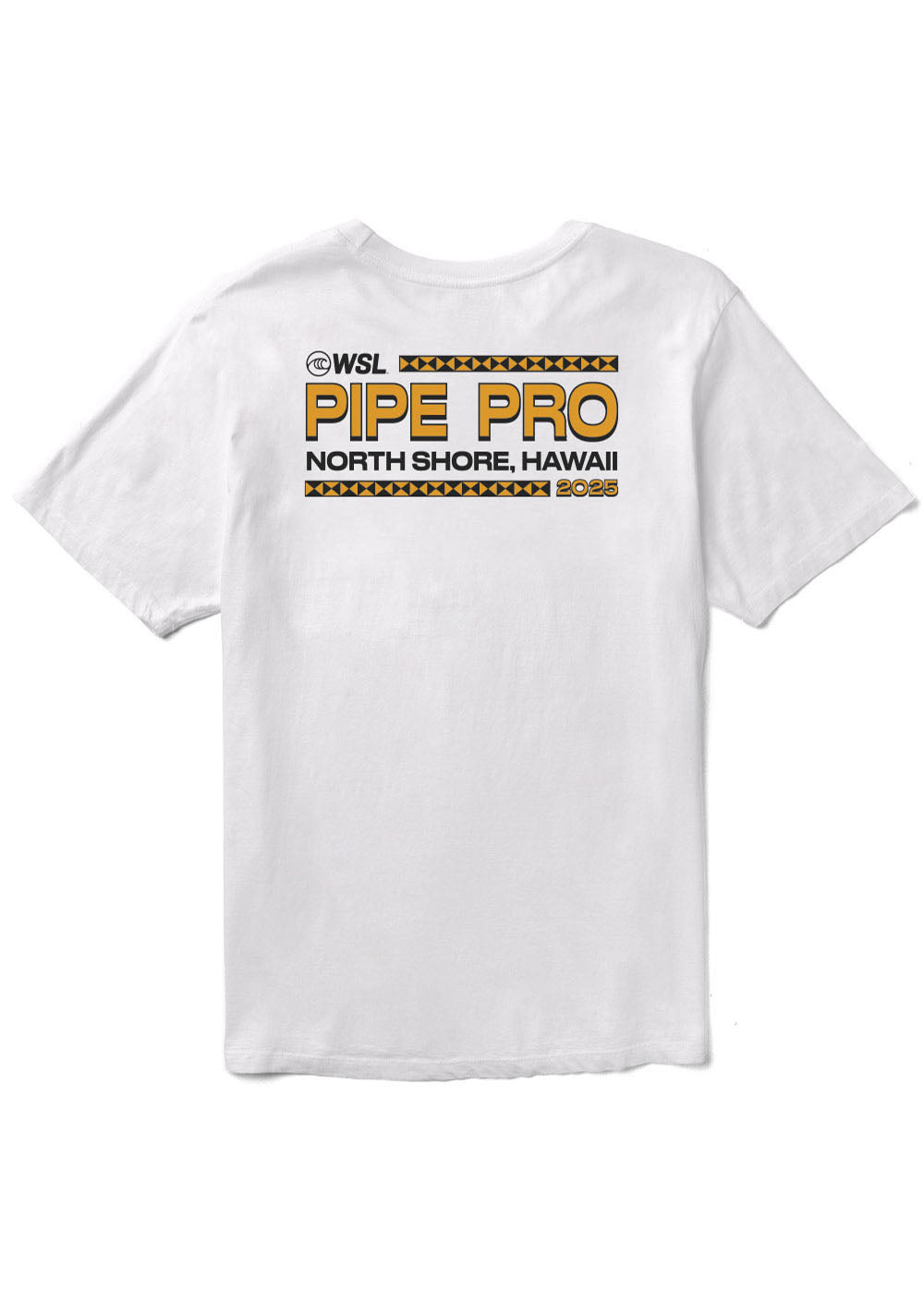 2025 Pipe Pro Tee Stacked Tee (White)