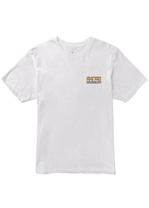 2025 Pipe Pro Tee Stacked Tee (White)