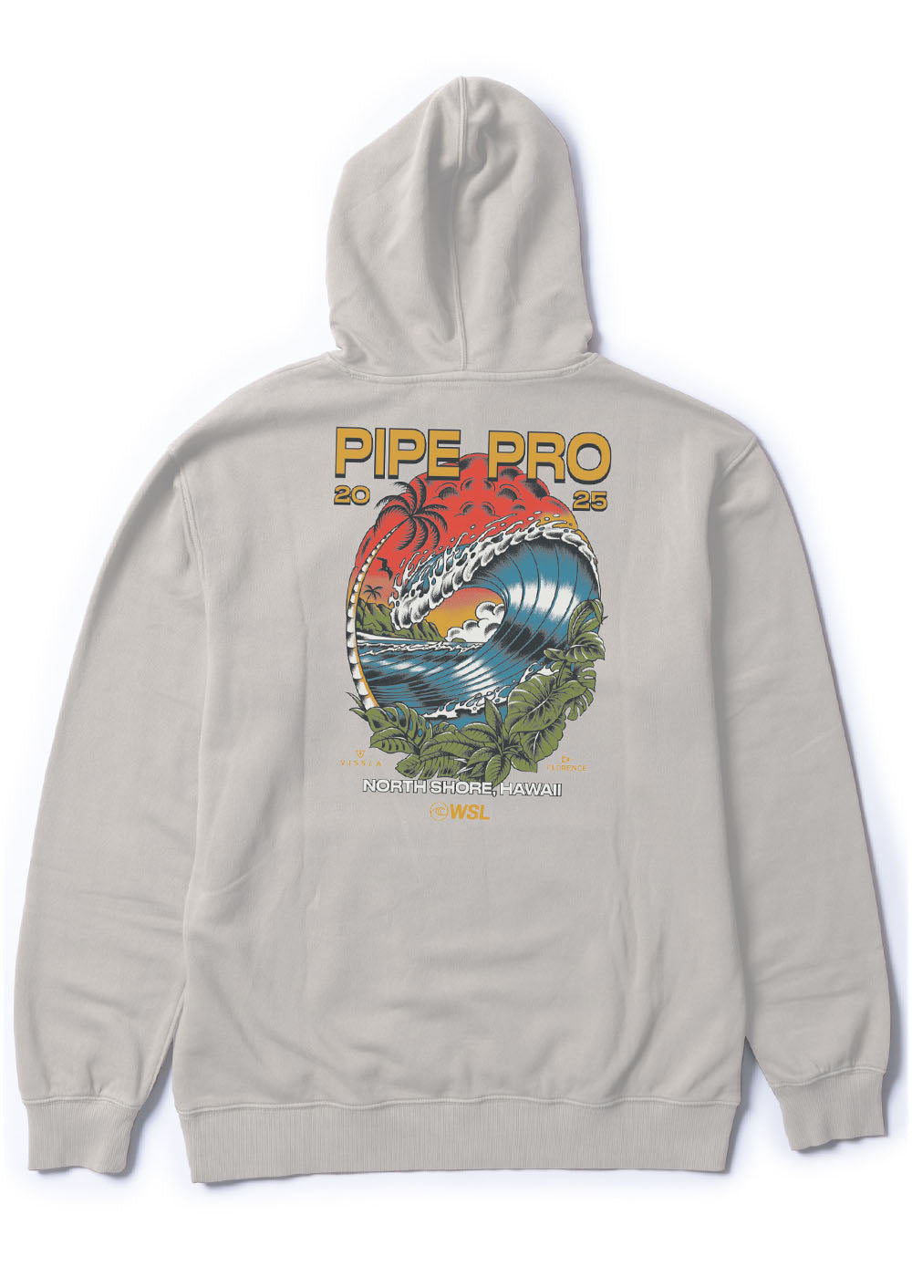 2025 Pipe Pro Long Hoodie (Bone) – World Surf League
