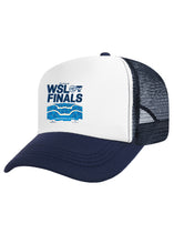 Carregar imagem no visualizador da galeria, 2024 Lexus WSL Finals Wave Trucker Hat (Navy)