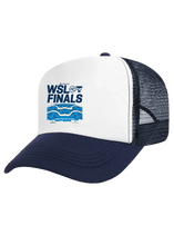 Carregar imagem no visualizador da galeria, 2024 Lexus WSL Finals Wave Trucker Hat (Navy)