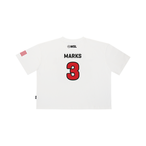 2025 Official Caroline Marks Crop Jersey Tee