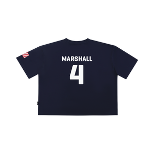 2025 Official Jake Marshall Crop Jersey Tee