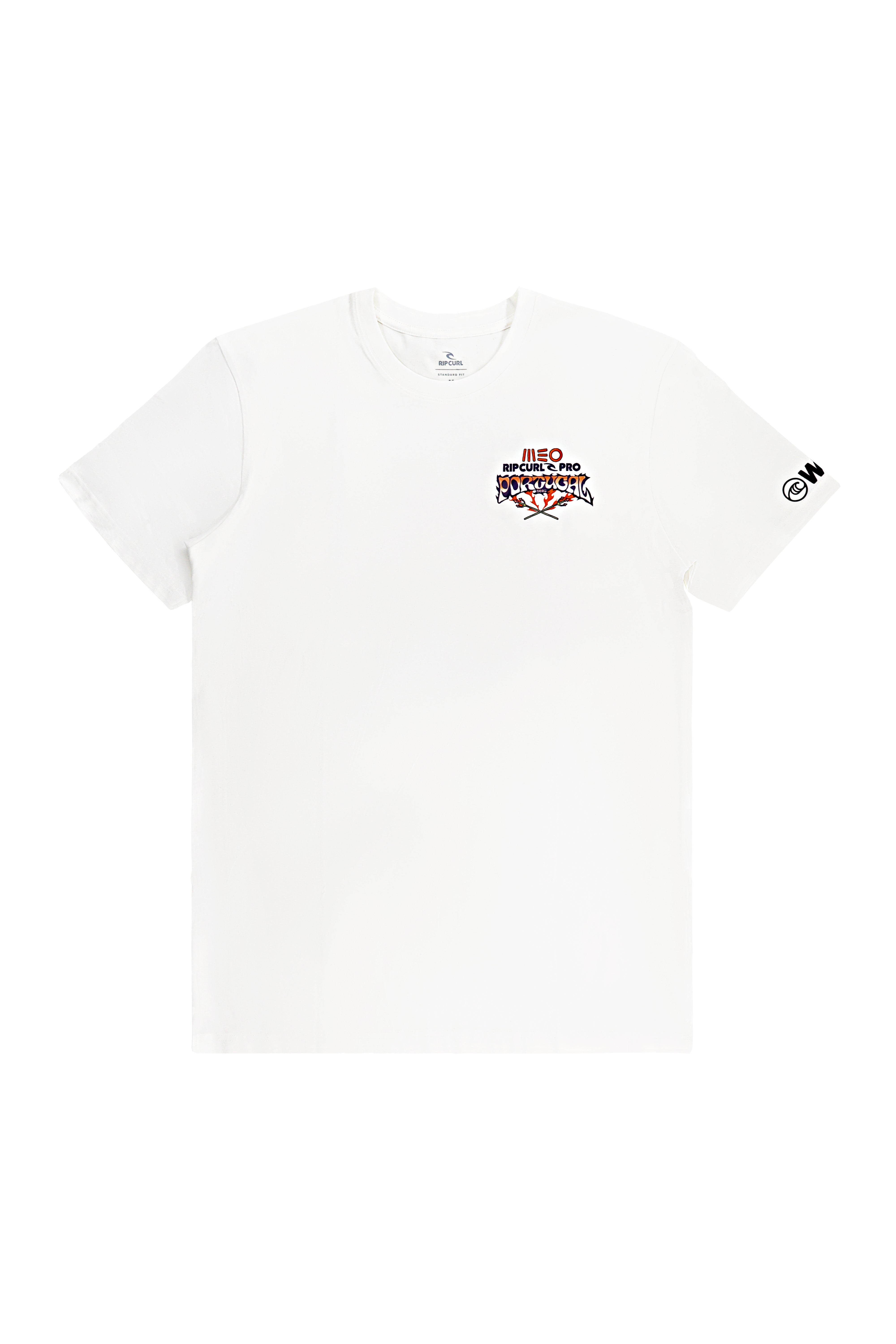 2025 MEO Rip Curl Pro Portugal Official Tee (White) – World Surf