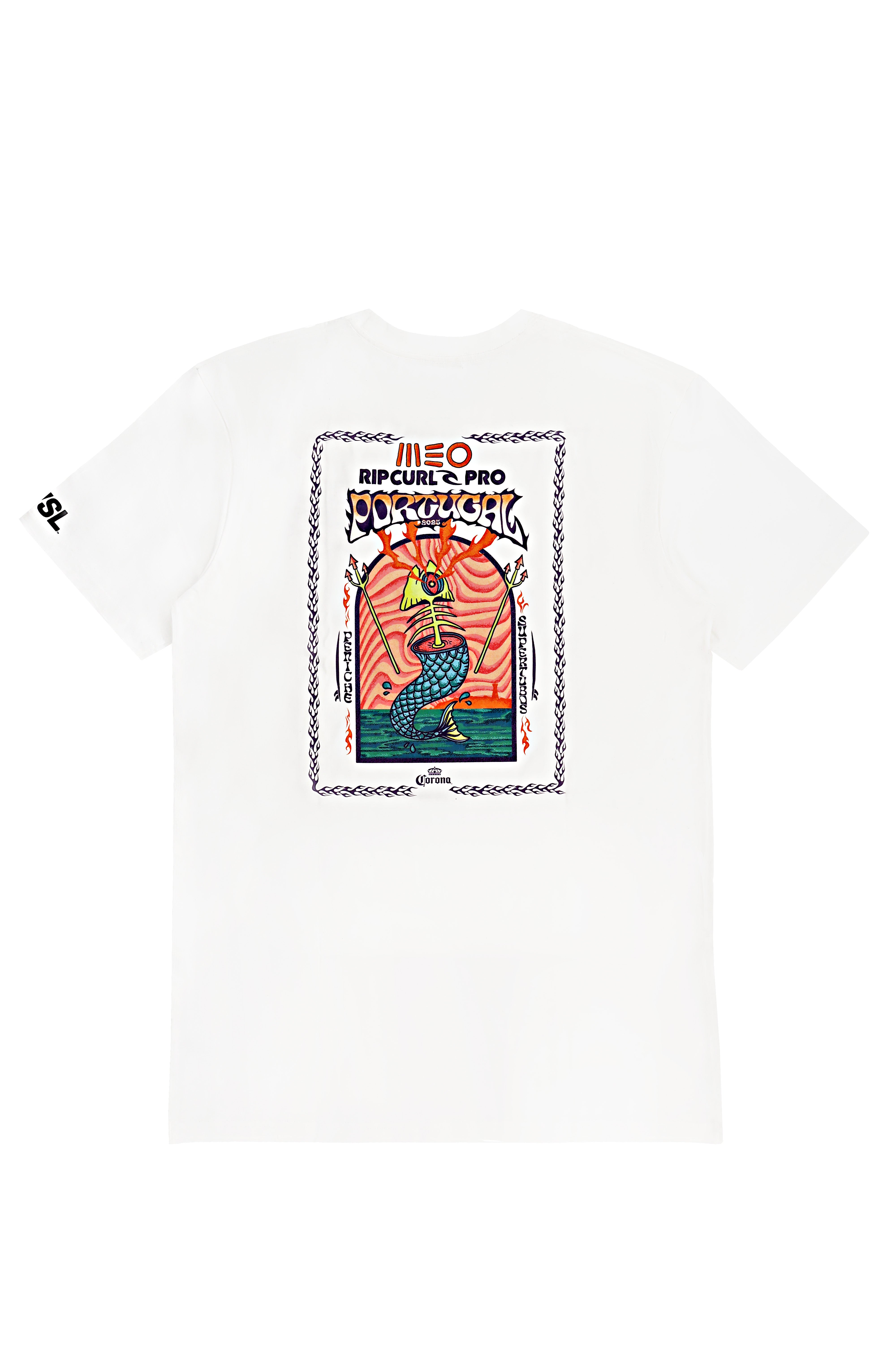 2025 MEO Rip Curl Pro Portugal Official Tee (White) – World Surf