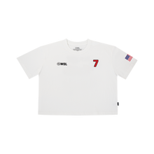 Load image into Gallery viewer, 2025 Official Lakey Peterson Crop Jersey Tee