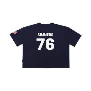 2025 Official Caitlin Simmers Crop Jersey Tee