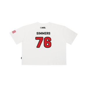 2025 Official Caitlin Simmers Crop Jersey Tee