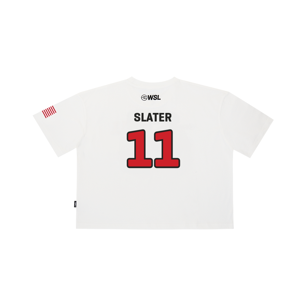 2025 Official Kelly Slater Crop Jersey Tee – World Surf League