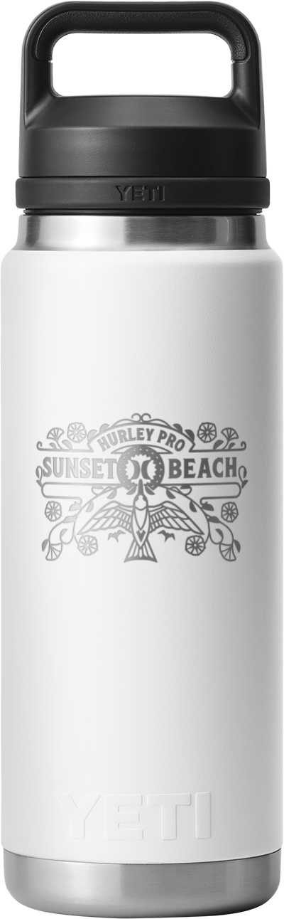 2024 Hurley Pro Sunset Beach YETI Rambler 26 oz Chug Bottle