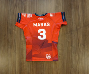 Signed Caroline Marks  Competition Jersey (2023 Hurley Pro Sunset Beach)