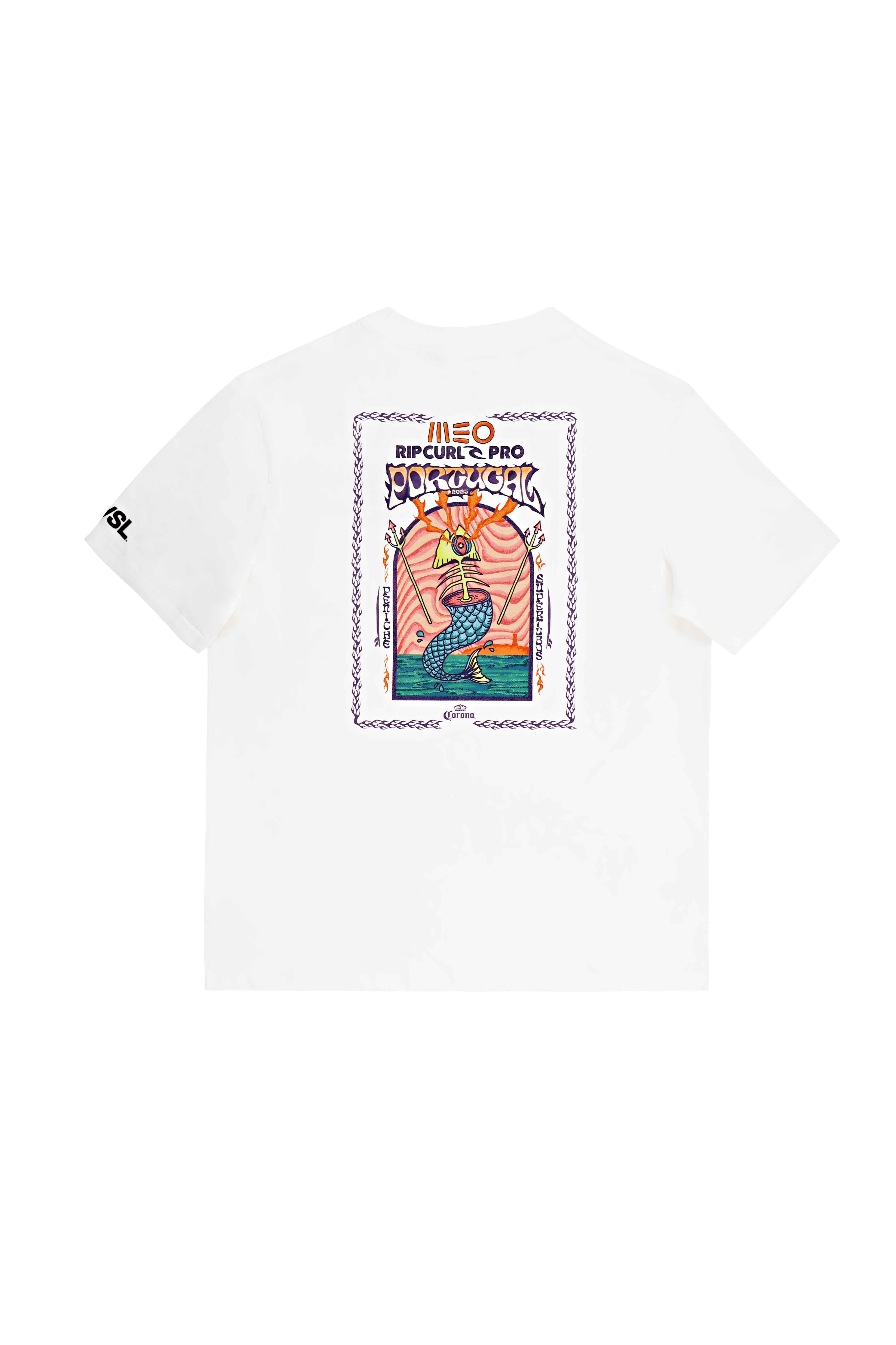 2025 MEO Rip Curl Pro Portugal Women's Relaxed Tee (White) – World