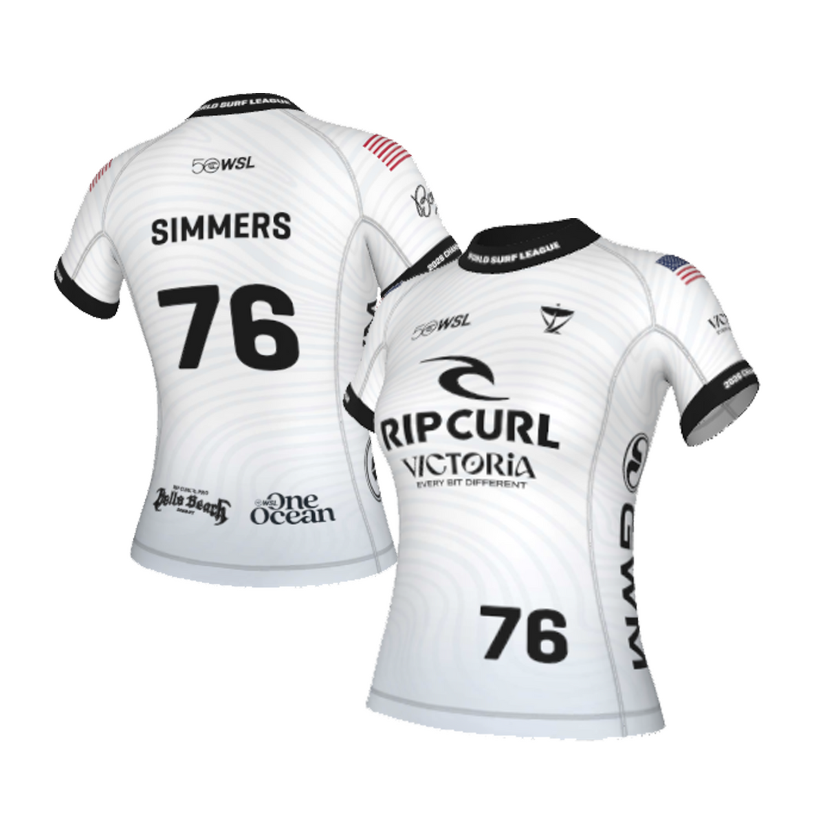 Caitlin Simmers Official Comp Jersey - 2026 Rip Curl Pro Bells Beach ...
