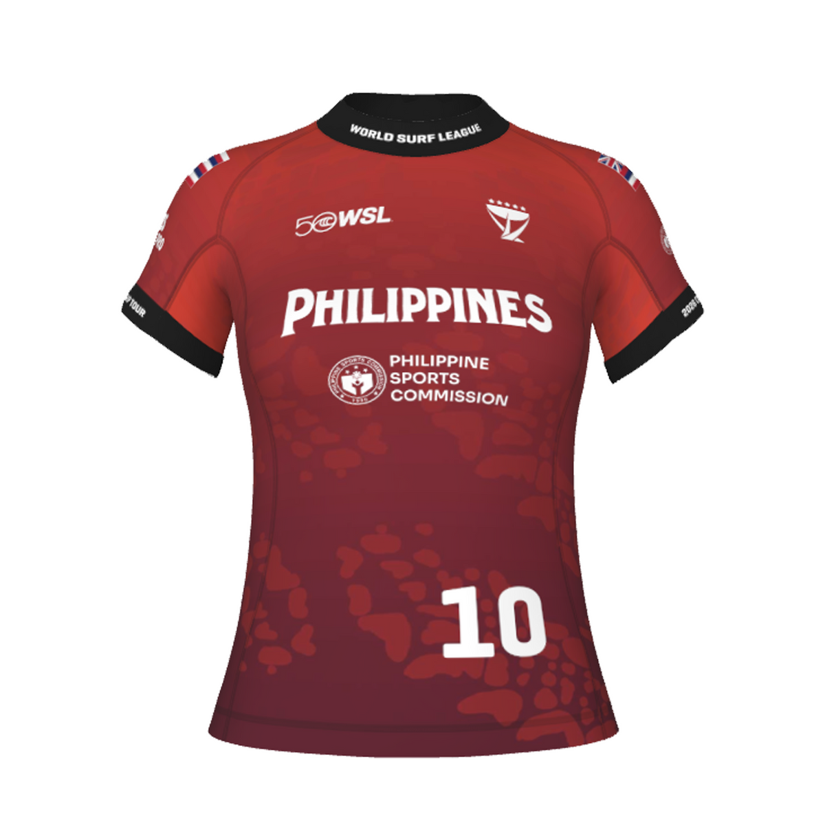 Carissa Moore Official Comp Jersey - 2026 Philippines Pro - Red Front