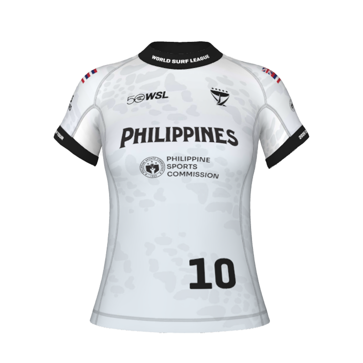 Carissa Moore Official Comp Jersey - 2026 Philippines Pro - White Front