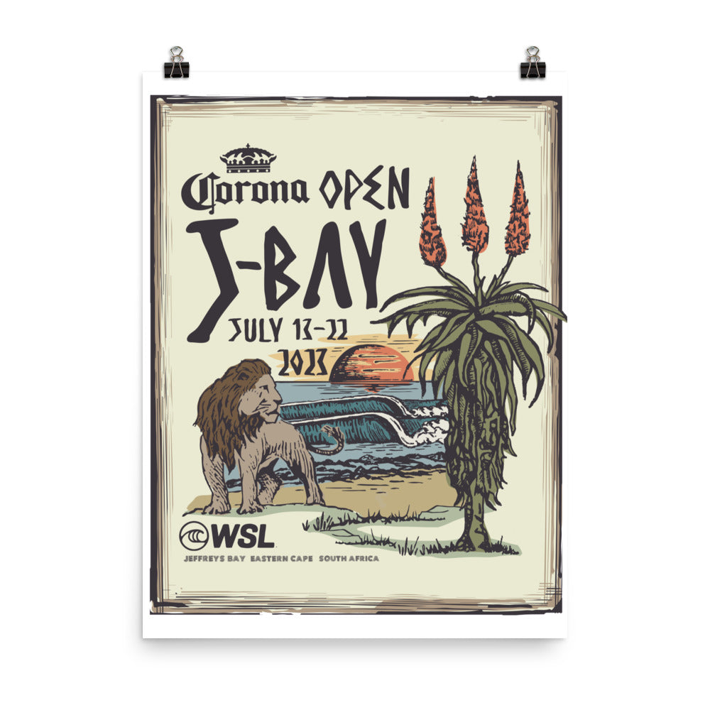 2023 Corona Open J-Bay Official Poster – World Surf League