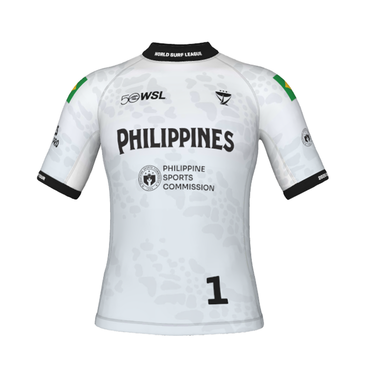 Gabriel Medina Official Comp Jersey - 2026 Philippines Pro - White Front