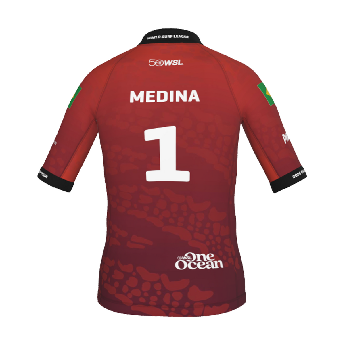 Gabriel Medina Official Comp Jersey - 2026 Philippines Pro - Youth - Red Back