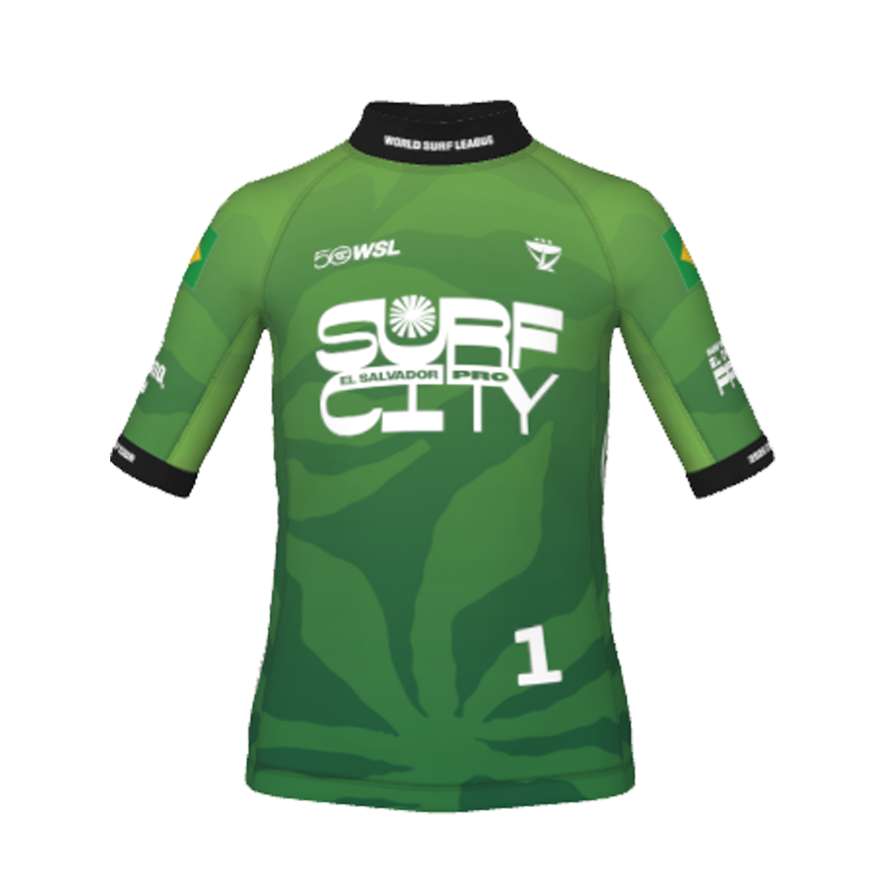 Gabriel Medina Official Jersey 2026 El Salvador Pro Youth - Front View - Green
