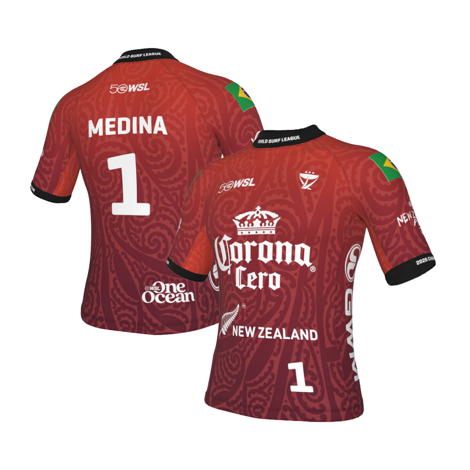 Gabriel Medina Official Comp Jersey - 2026 New Zealand Pro – World