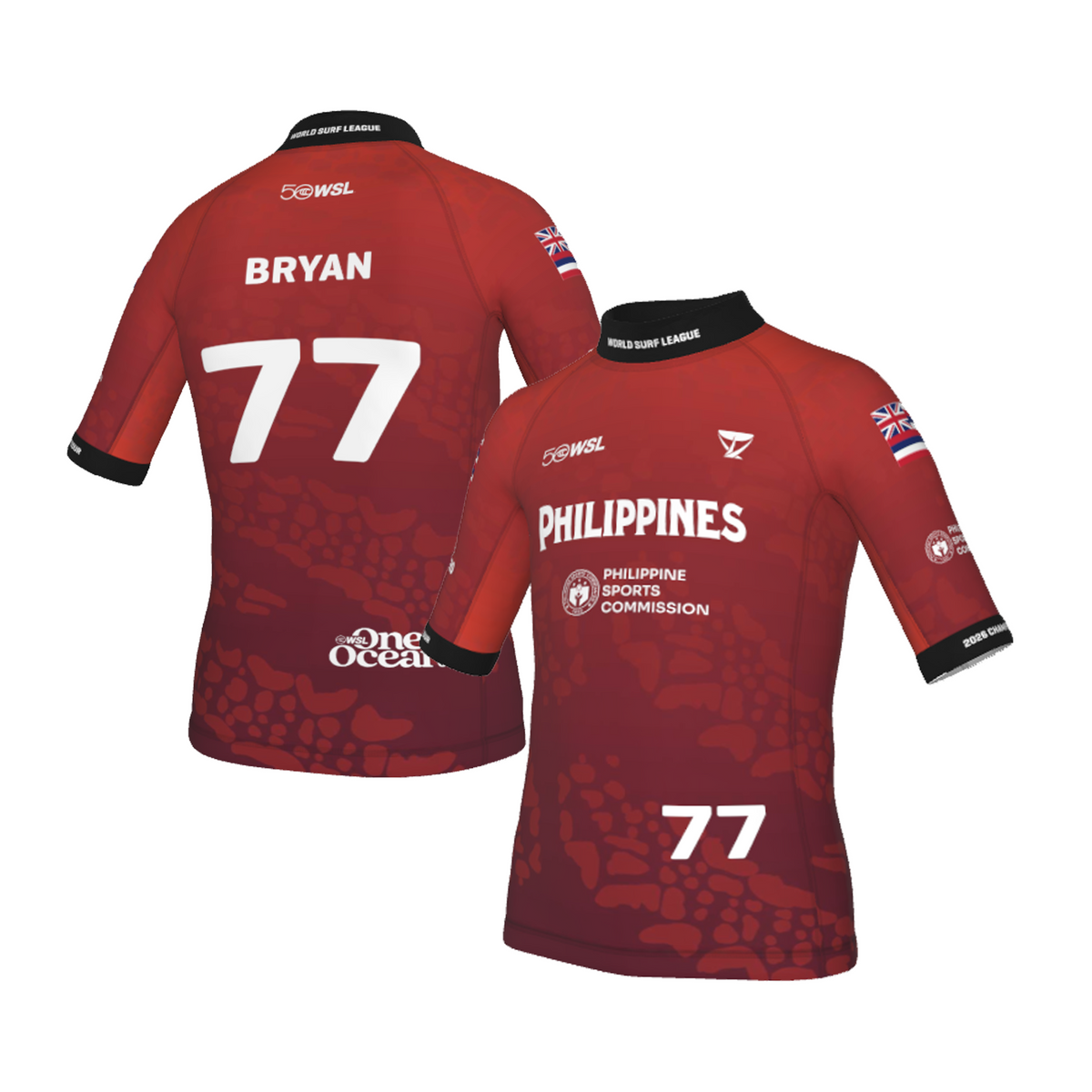 Gabriela Bryan Official Comp Jersey - 2026 Philippines Pro - Youth - Red