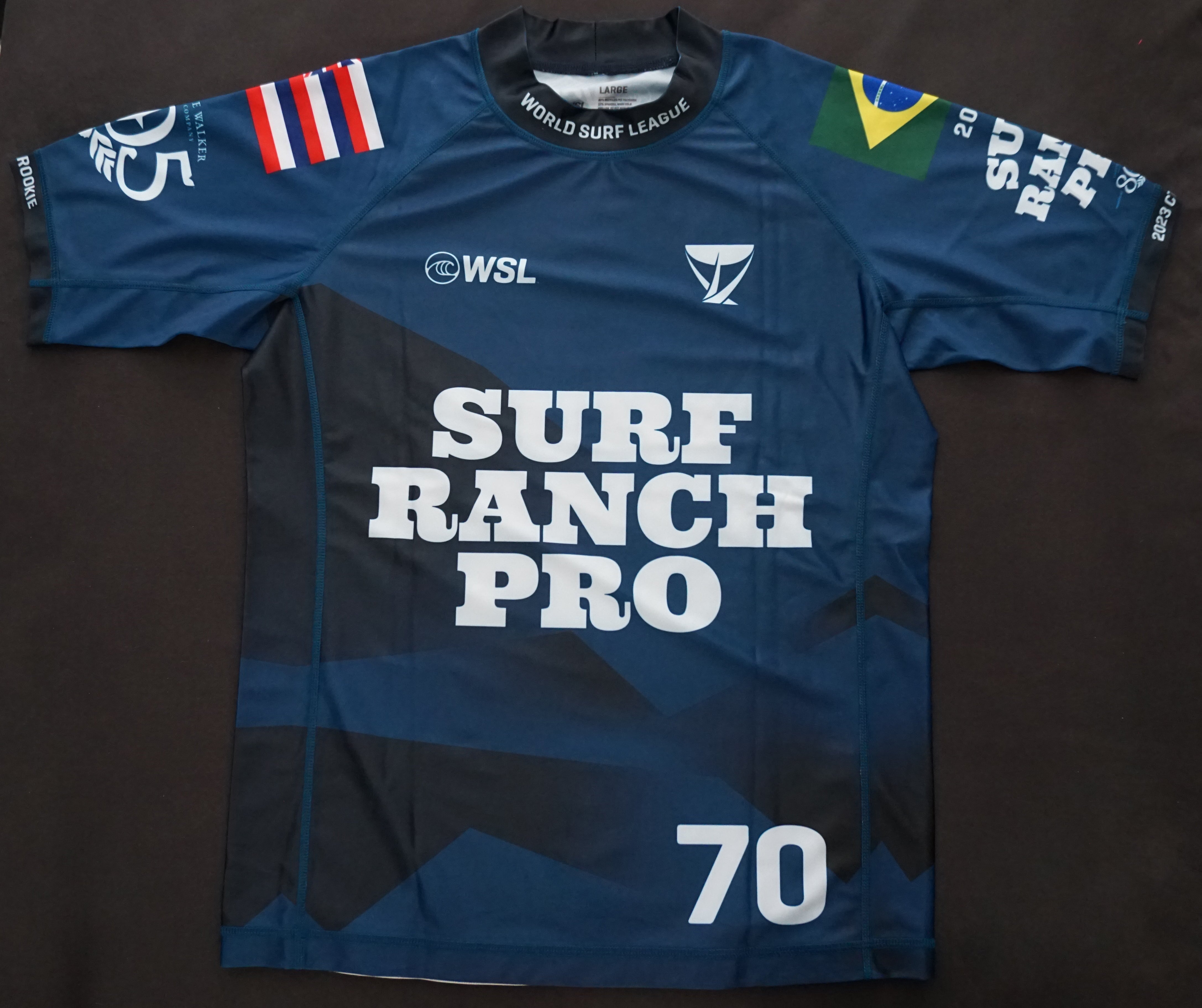 Signed Ian Gentil Navy Competition Jersey (2023 Surf Ranch Pro