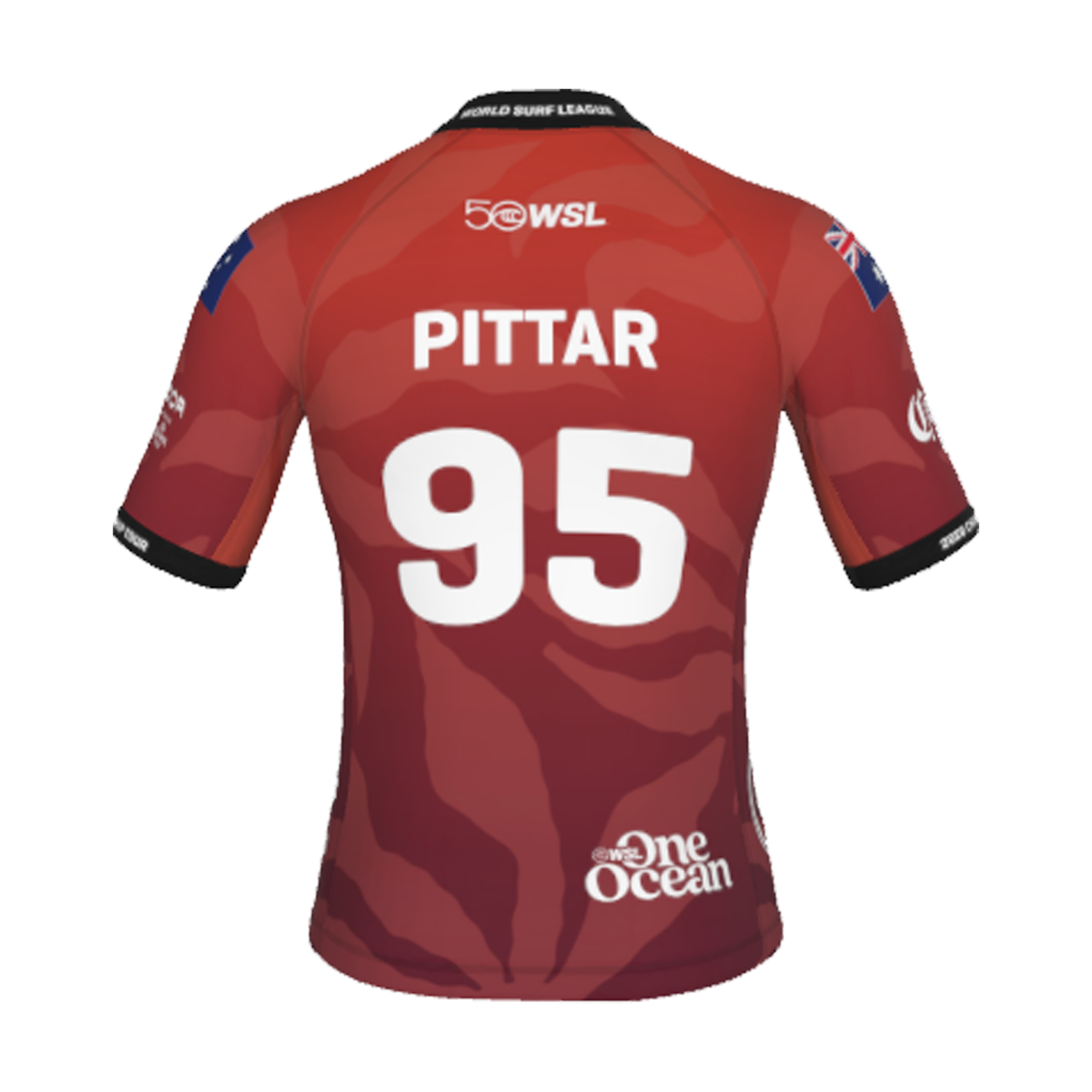 George Pittar Official Jersey 2026 El Salvador Pro - Back View - Red