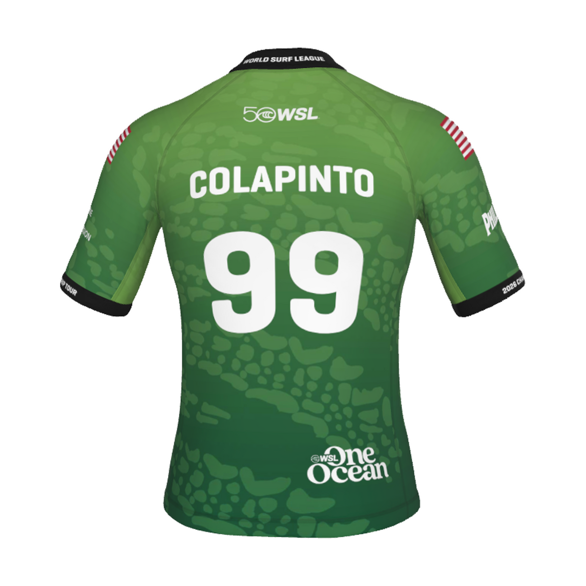 Griffin Colapinto Official Comp Jersey - 2026 Philippines Pro - Green Back
