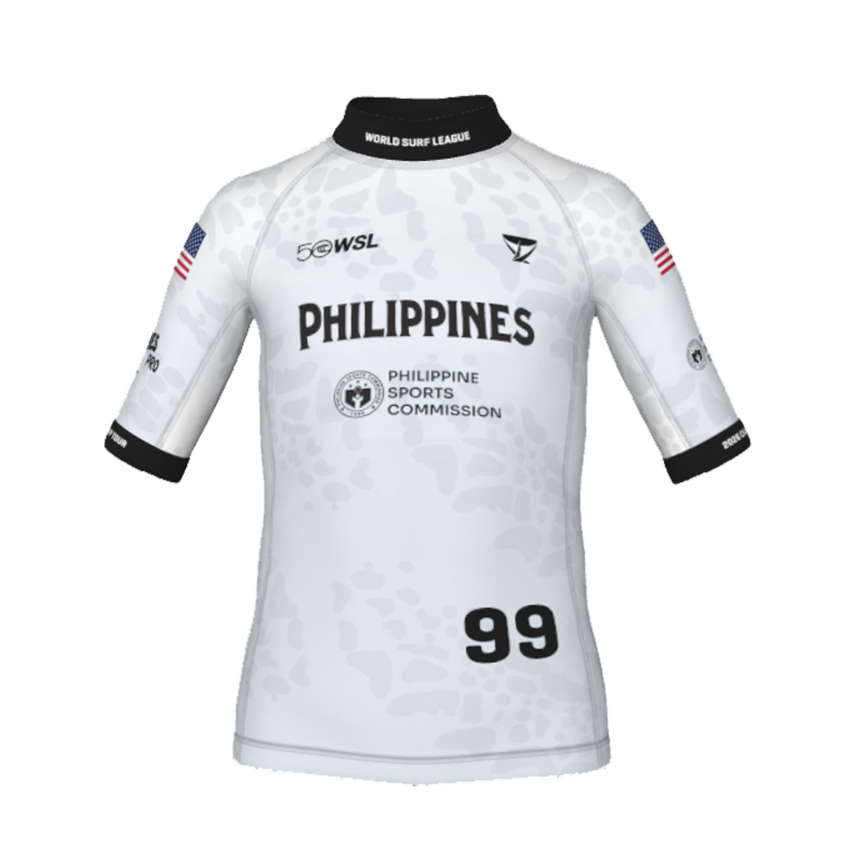 Griffin Colapinto Official Comp Jersey - 2026 Philippines Pro - Youth - White Front