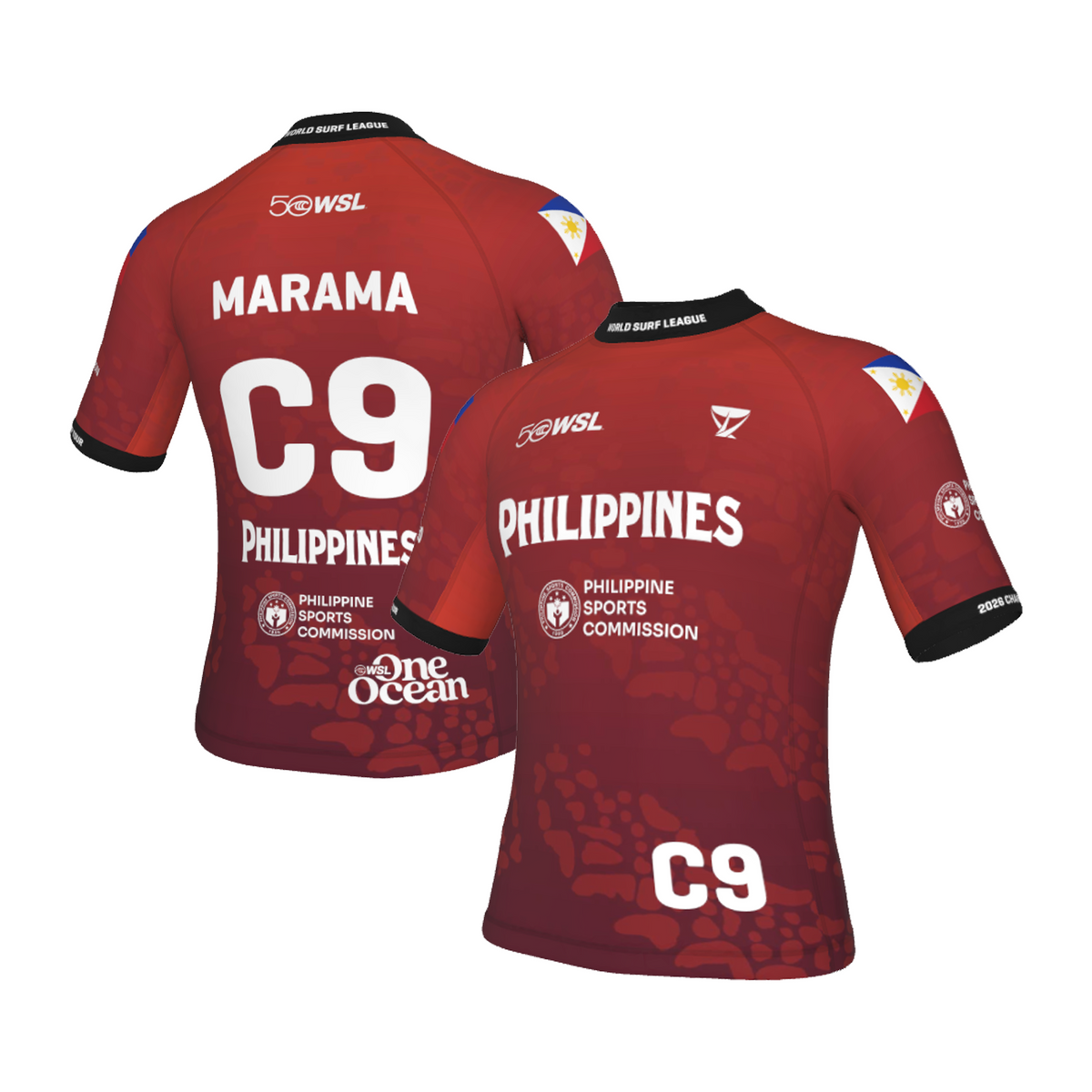 John Mark "Marama" Tokong Official Comp Jersey - 2026 Philippines Pro - Red