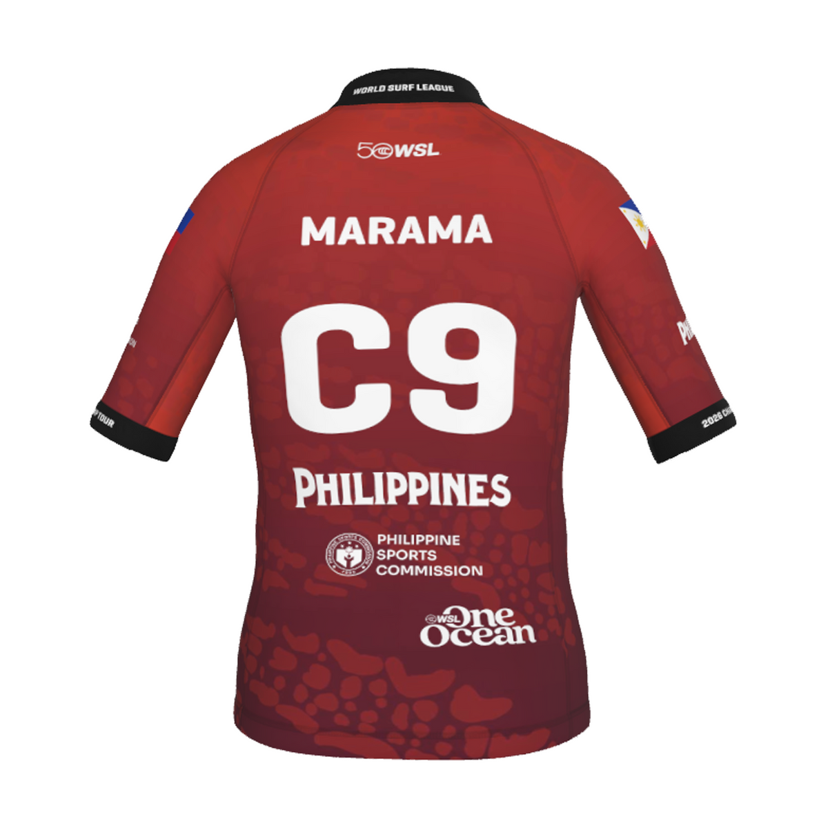 John Mark "Marama" Tokong Official Comp Jersey - 2026 Philippines Pro - Youth - Red Back