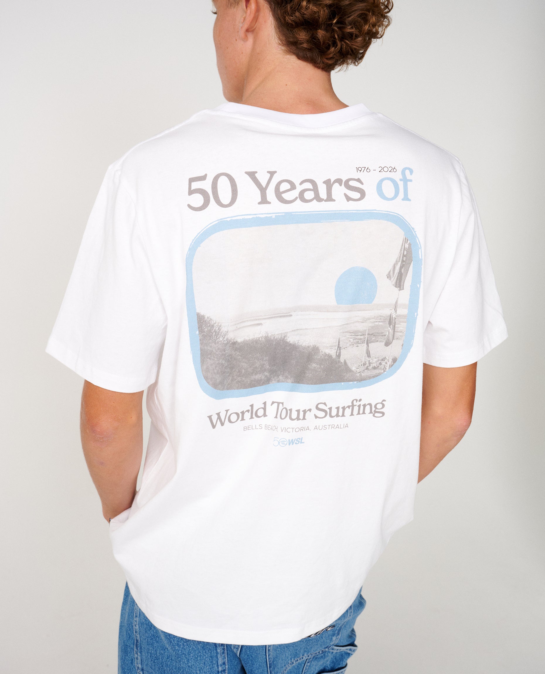 WSL 50 Years In The Making Bells Beach Vintage Tee - Unisex