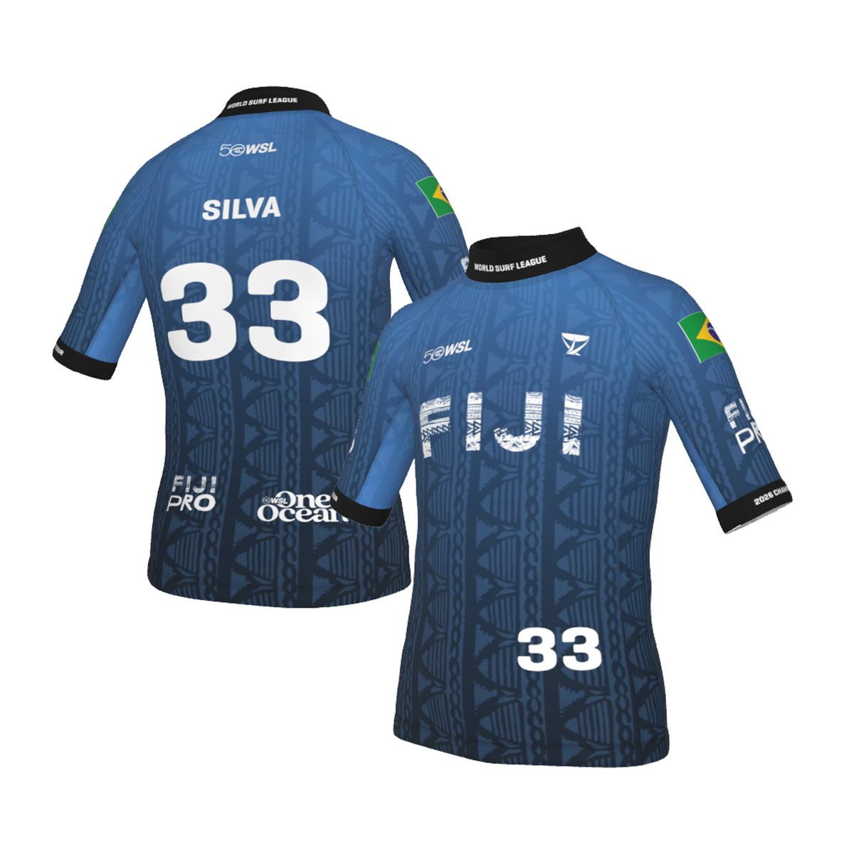 ラグビー Fijiジャージ Luana Silva Official Comp Jersey - 2026 Fiji Pro - Youth – World