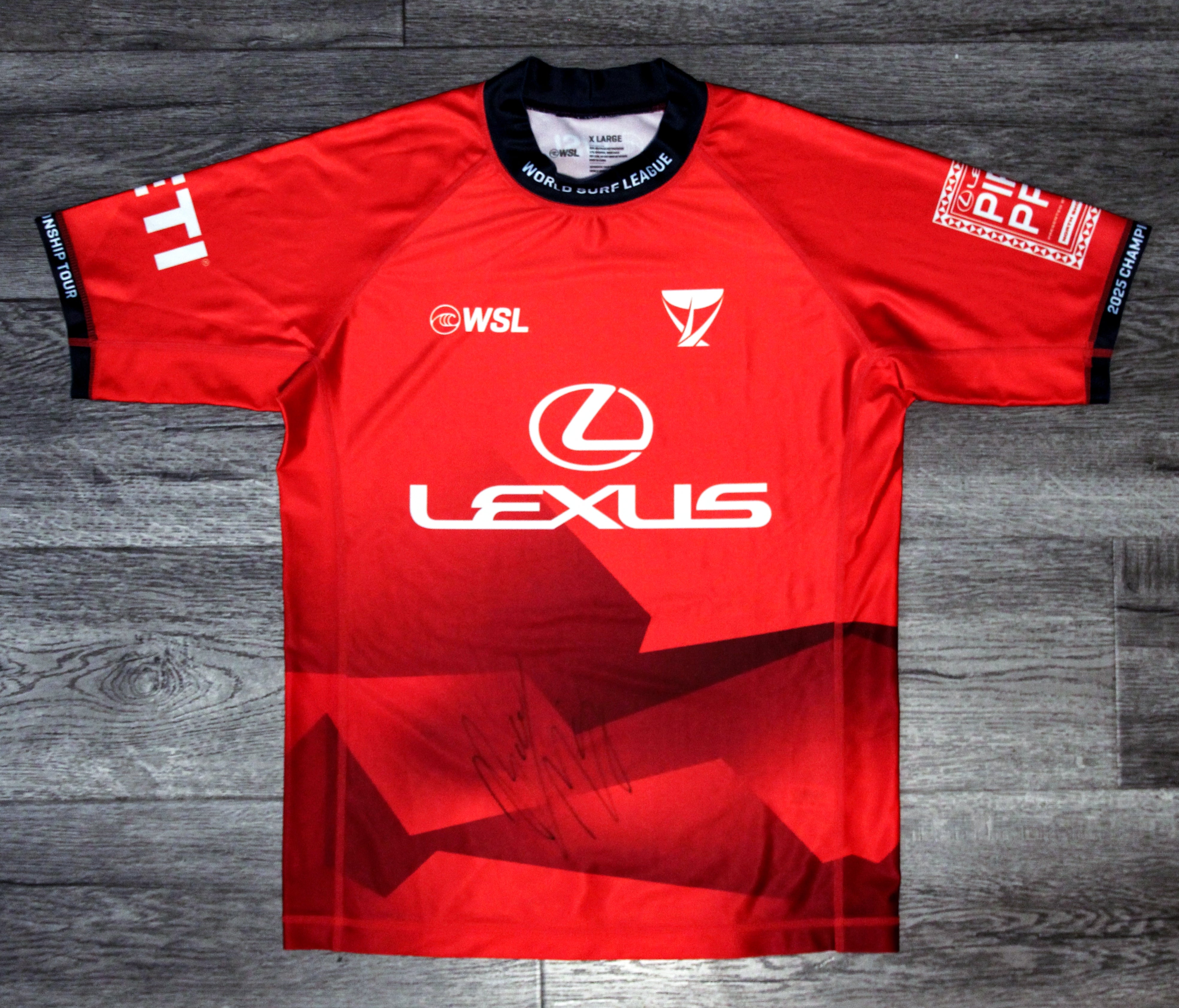 Signed Barron Mamiya Competition Jersey (2025 Lexus Pipe Pro