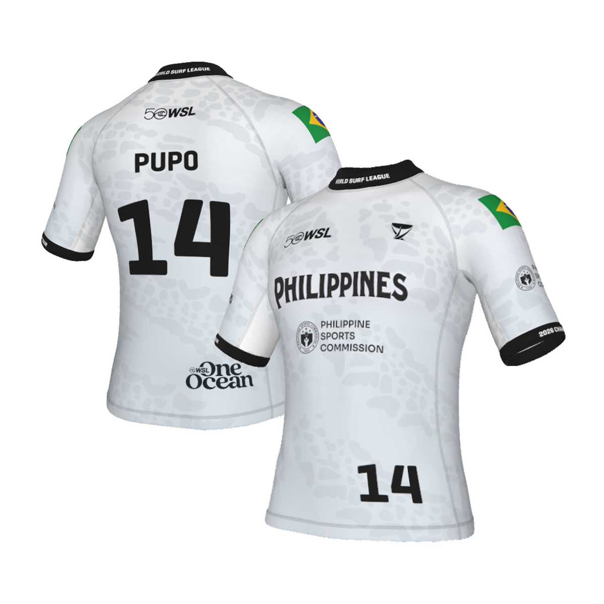 Miguel Pupo Official Comp Jersey - 2026 Philippines Pro - White
