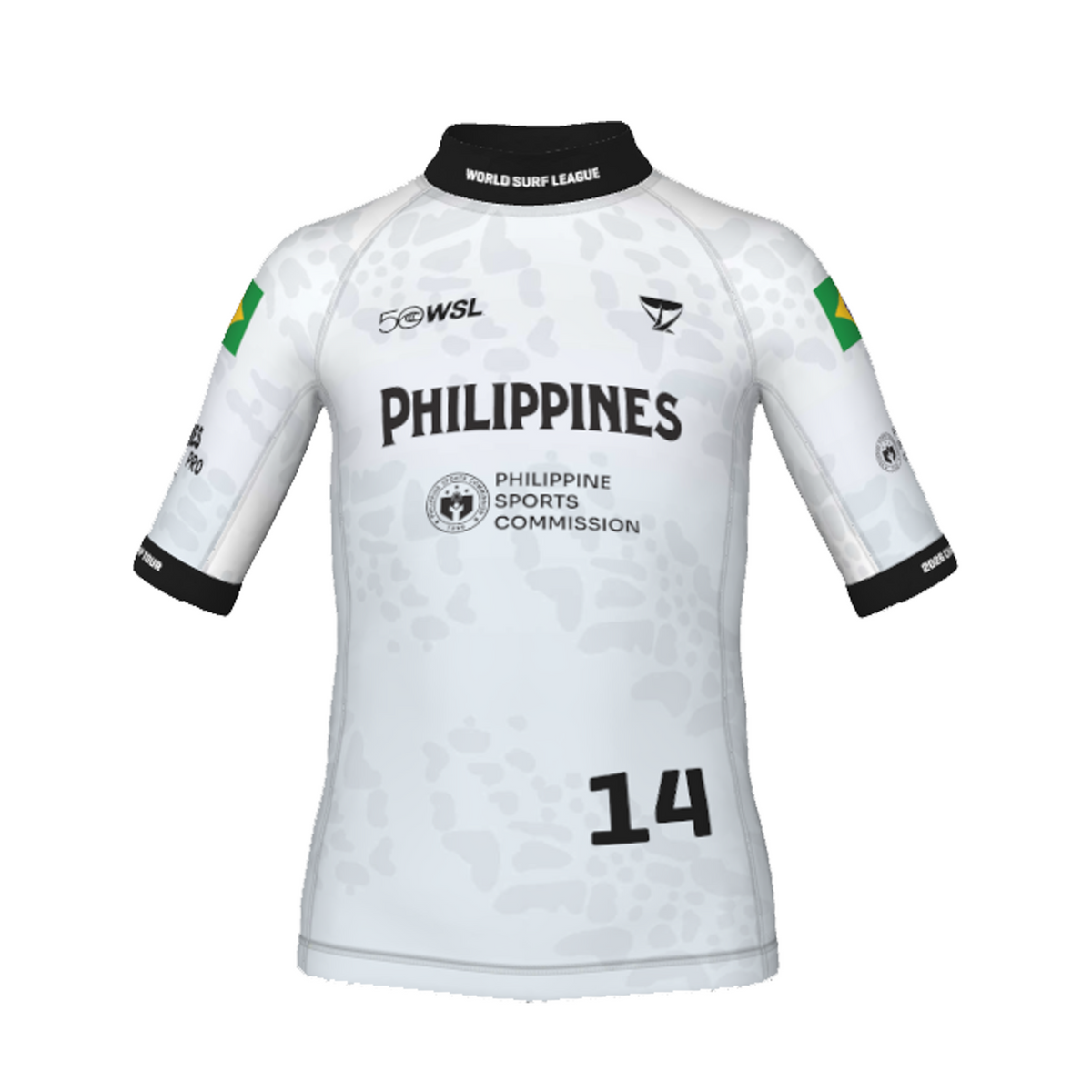 Miguel Pupo Official Comp Jersey - 2026 Philippines Pro - Youth - White Front