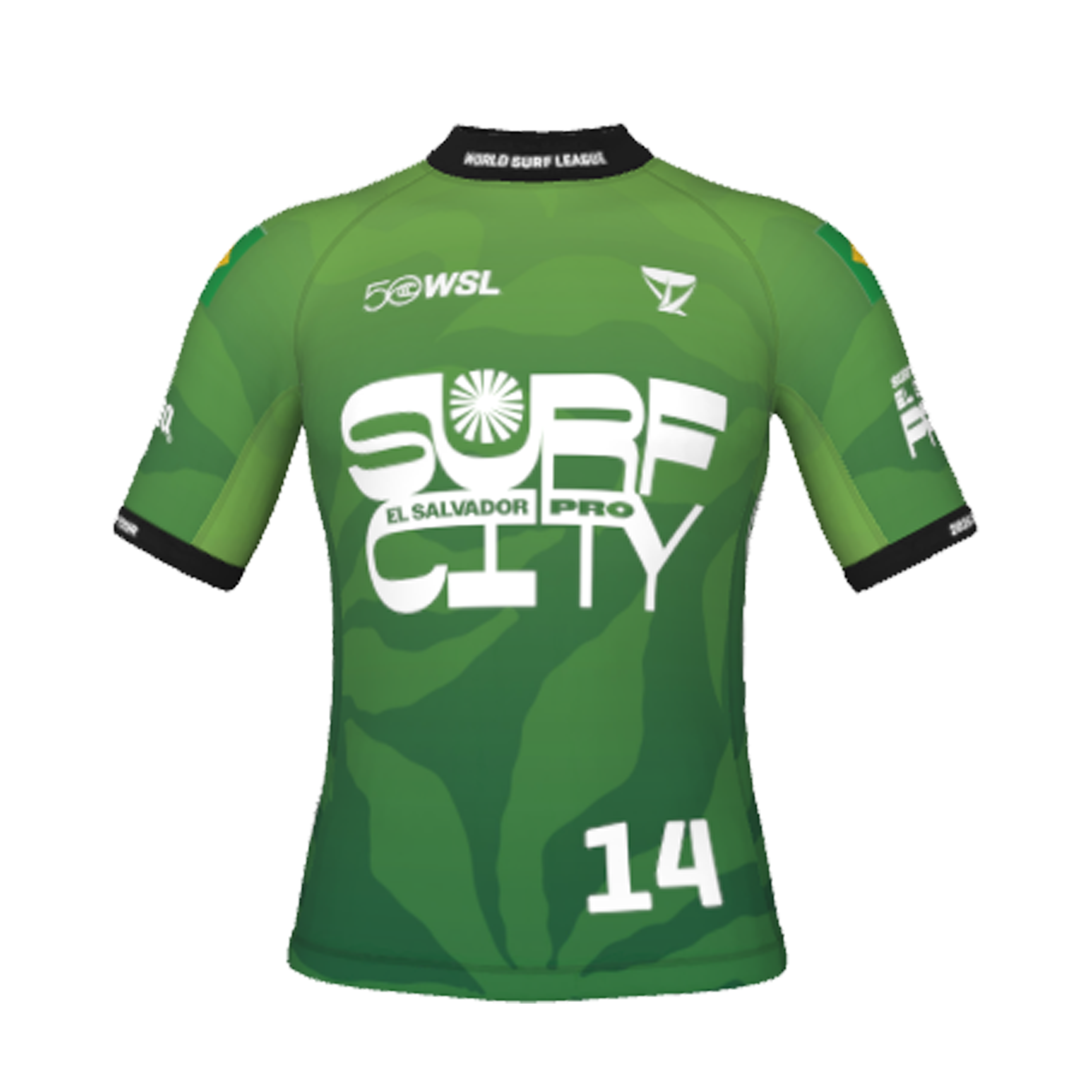Miguel Pupo Official Jersey - 2026 El Salvador Pro - Front View - Green