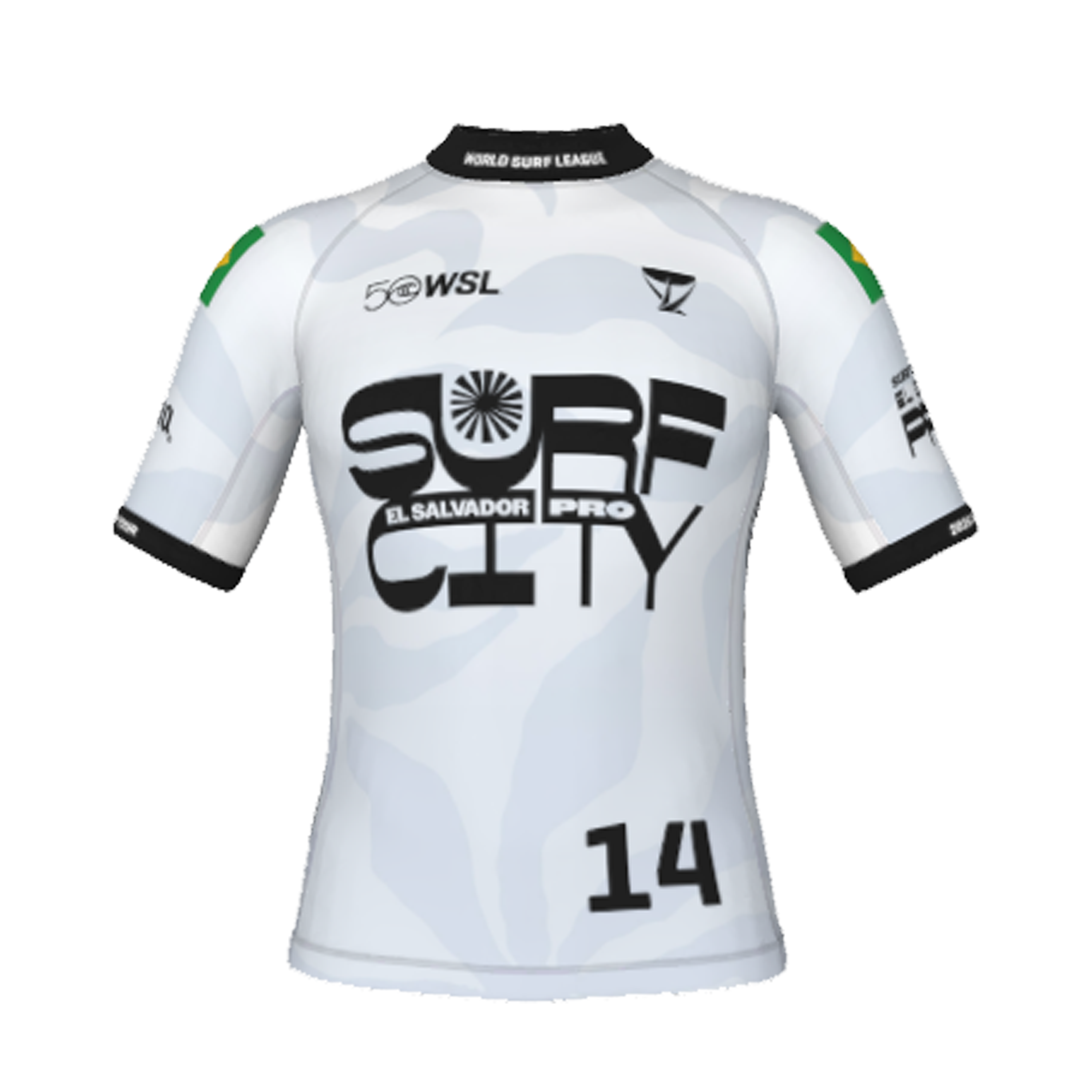 Miguel Pupo Official Jersey - 2026 El Salvador Pro - Front View - White