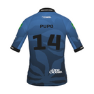 Miguel Pupo Official Jersey - 2026 El Salvador Pro - Youth - Back View - Blue