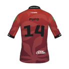 Miguel Pupo Official Jersey - 2026 El Salvador Pro - Youth - Back View - Red