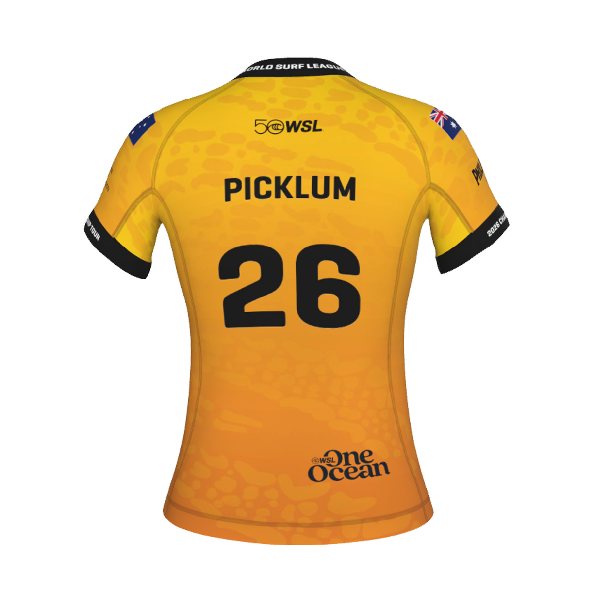 Molly Picklum Official Comp Jersey - 2026 Philippines Pro - Yellow Back