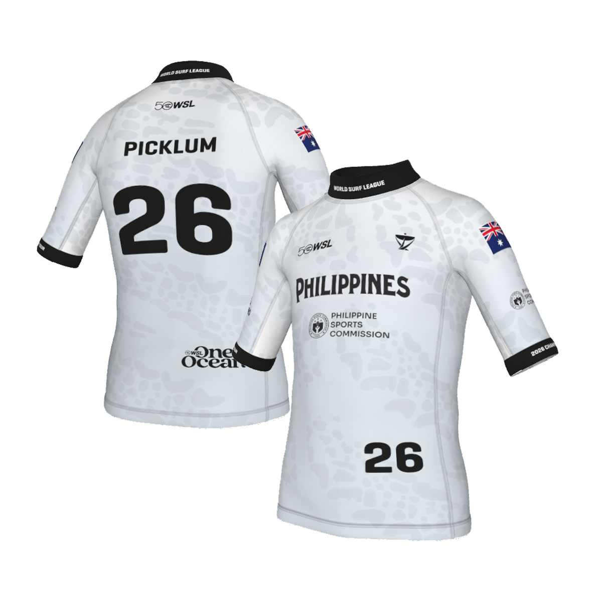 Molly Picklum Official Comp Jersey - 2026 Philippines Pro - Youth - White