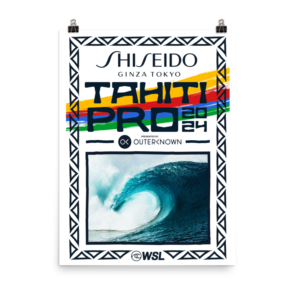 2024 Tahiti Pro Official Poster